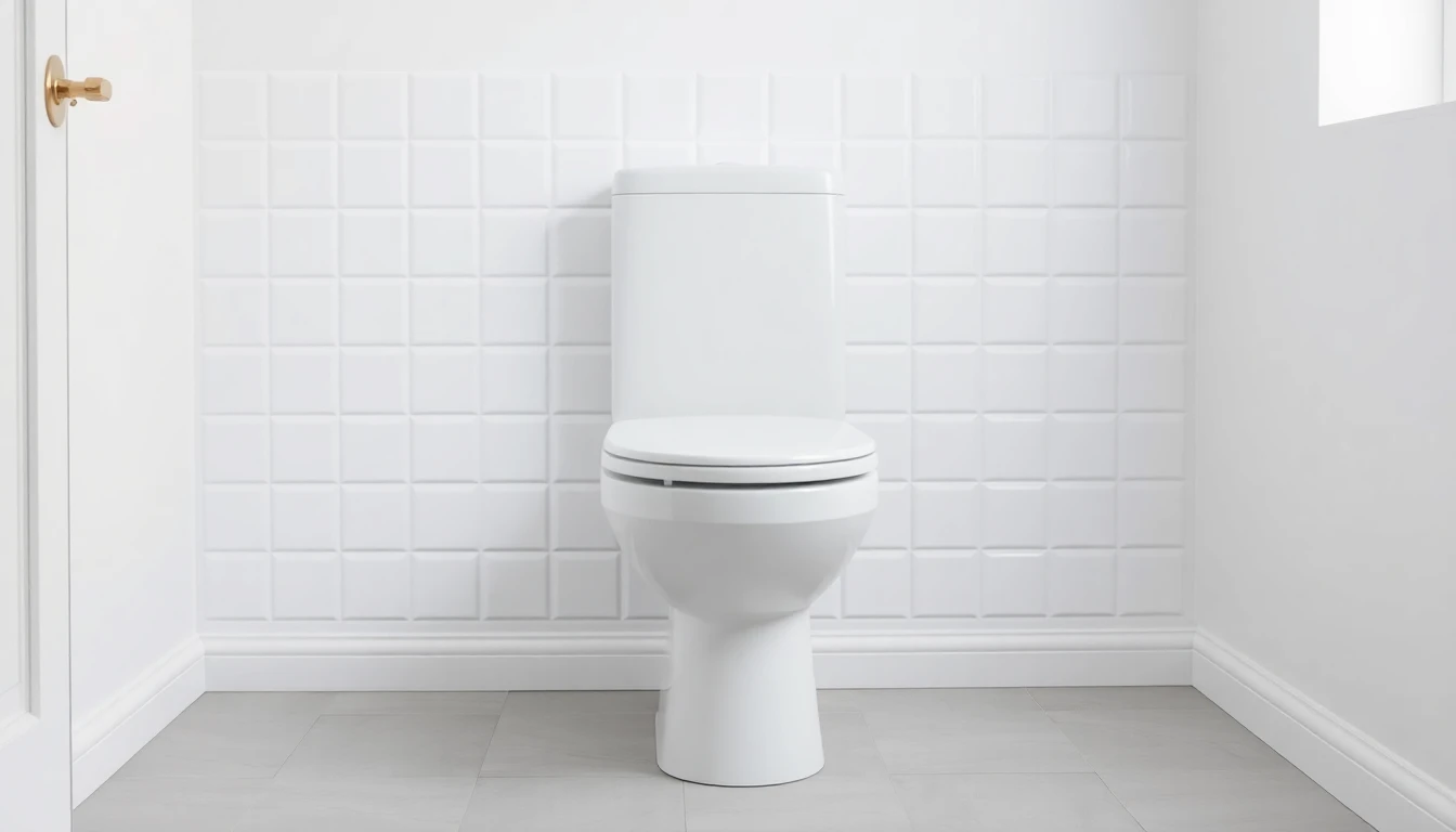 A toilet cistern being repaired