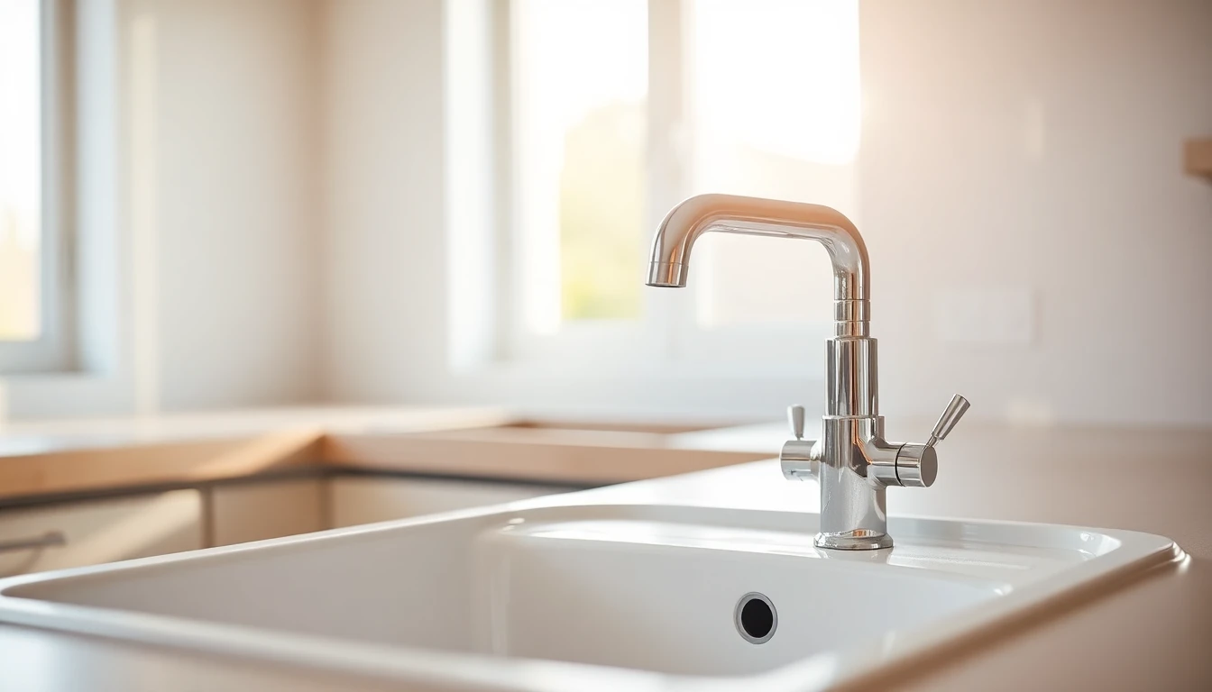 A dripping chrome kitchen tap, the kind of small job we sort in an afternoon.